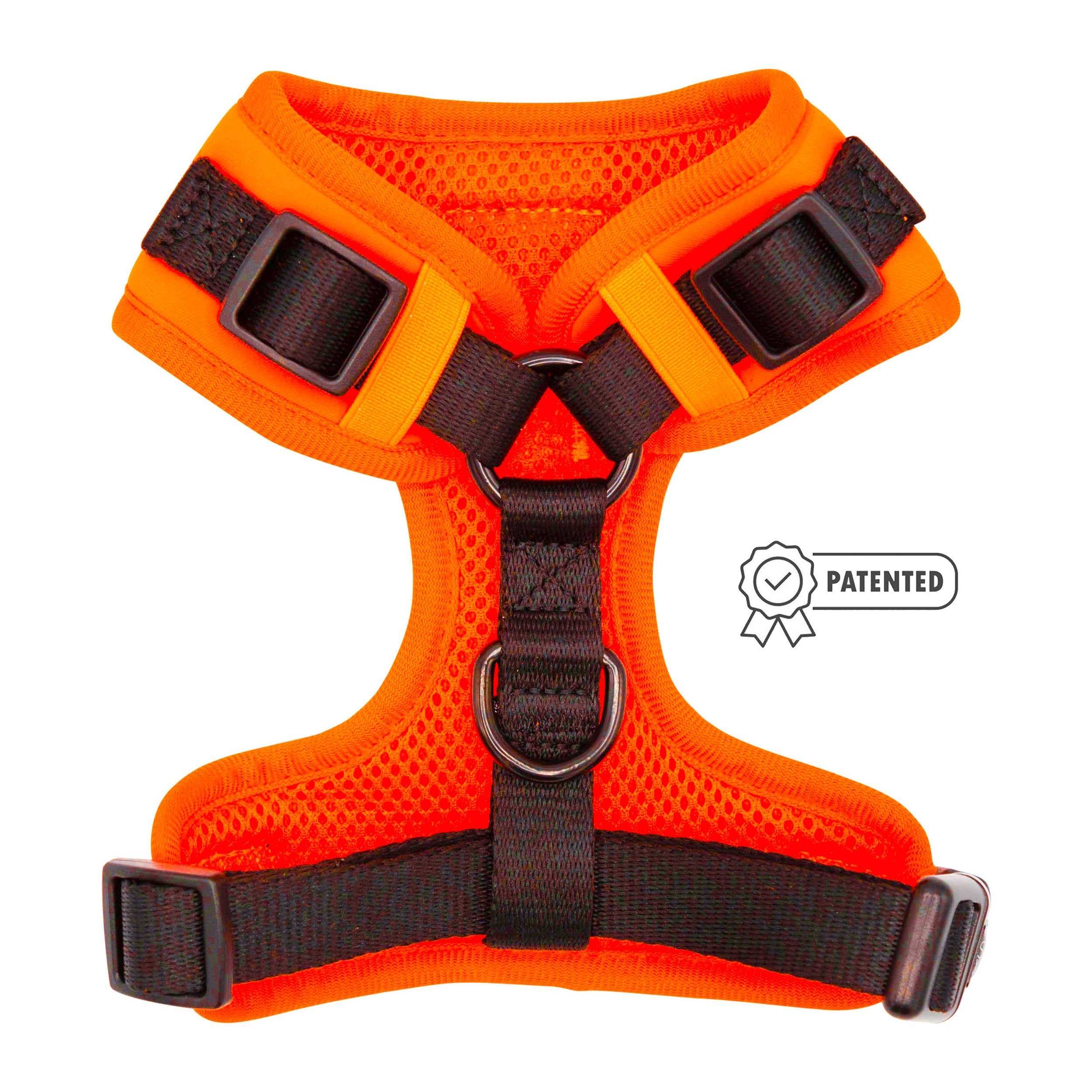 SASSY WOOF - Dog Adjustable Harness - Neon Orange: XXS